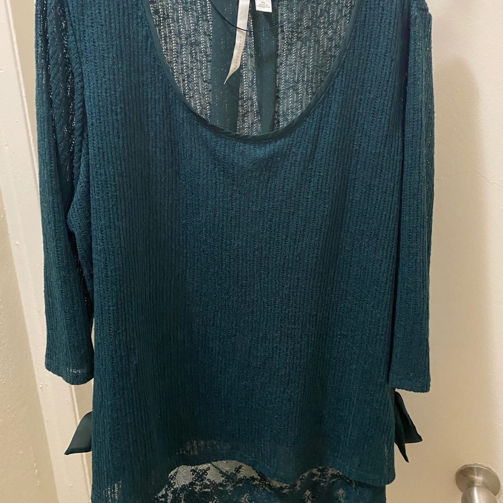 Cute green blouse